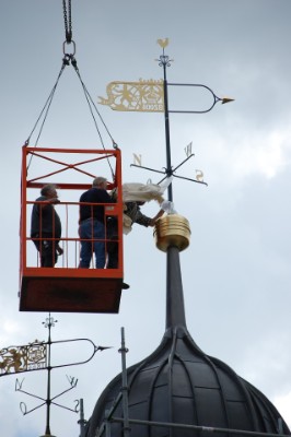 Neue Wetterfahne