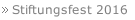 Stiftungsfest 2016